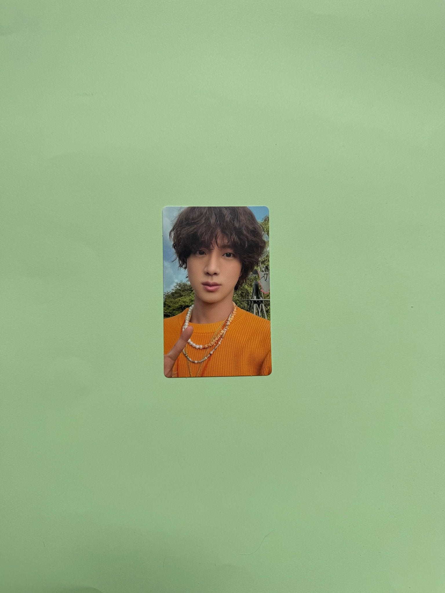 Jin - BTS - The Astronaut - Ver 2 Photocard - Ginger RootPhotocard