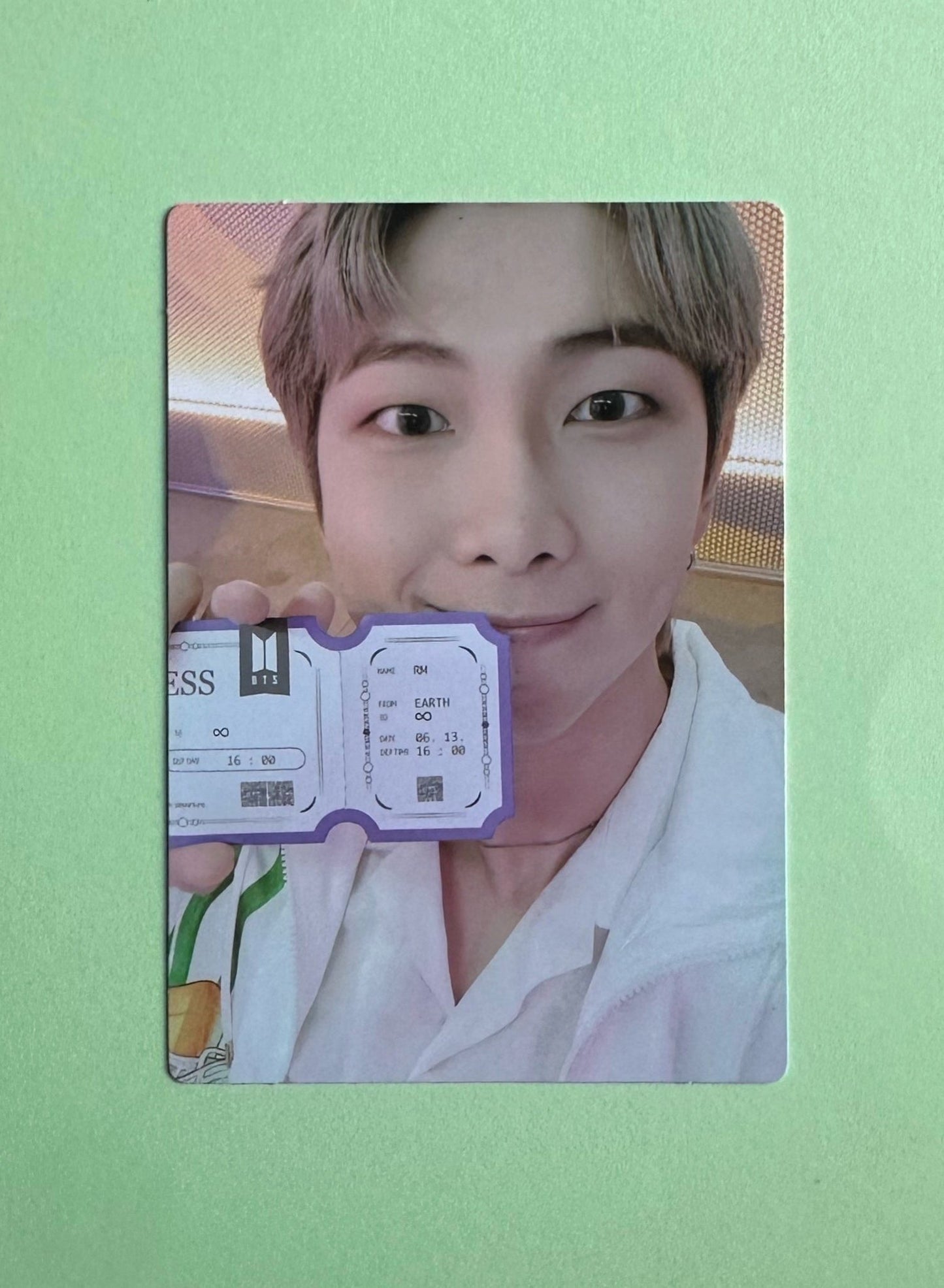 RM - BTS - 2021 Muster Sowoozoo - Photocard - Ginger Root Photocard