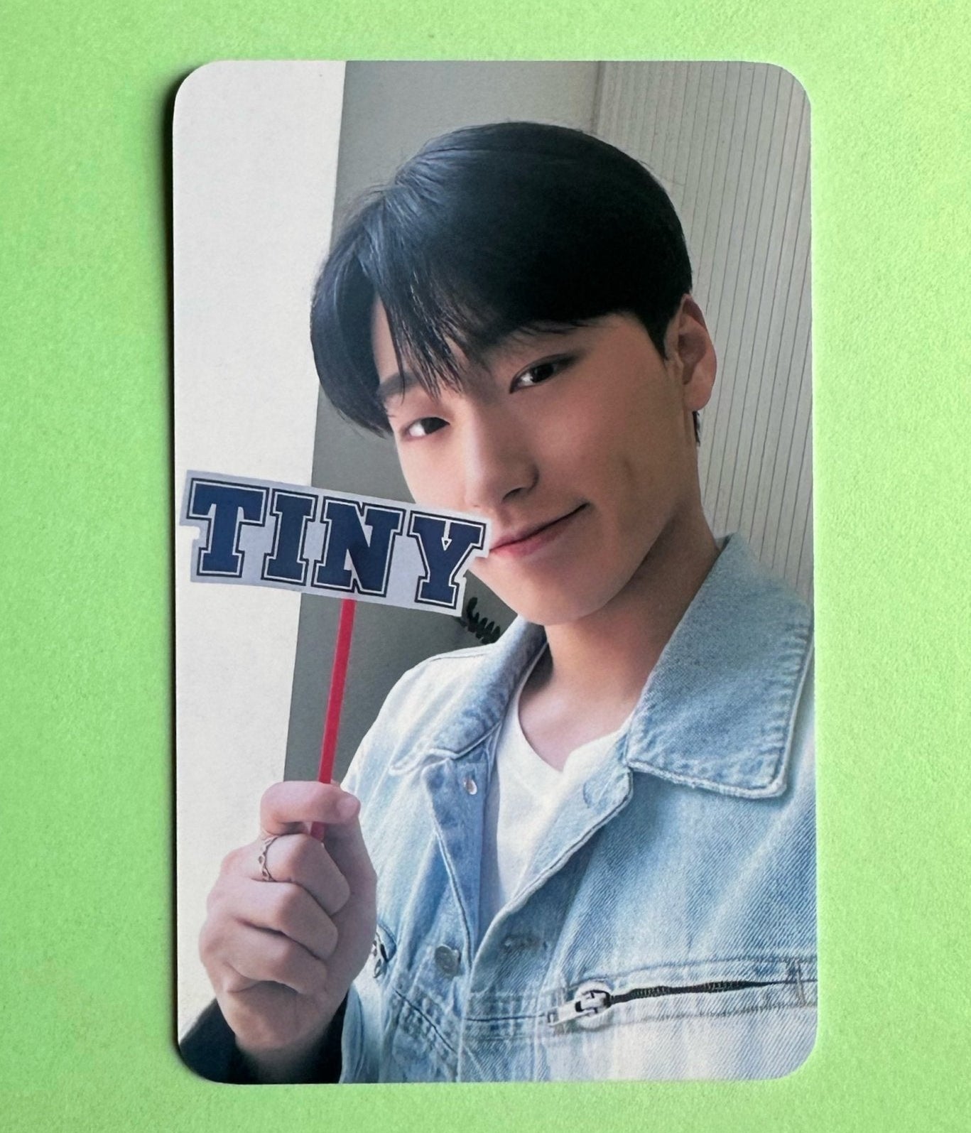 San - Ateez - Atiny Voyage - Fan Meet - Double - Sided Photocard - Ginger Root Photocard UK Kpop Shop