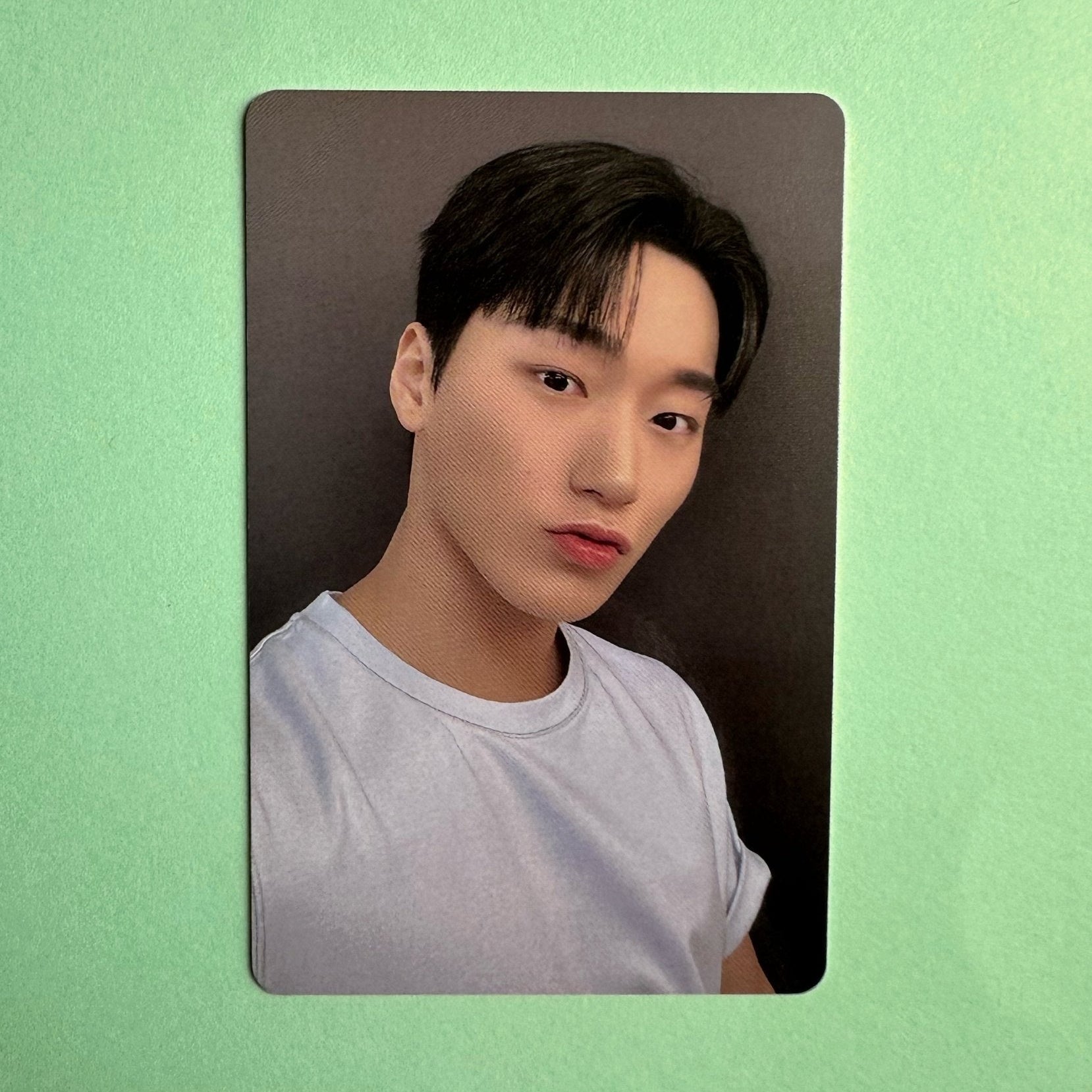 San - Ateez - Bombom - Collaboration Photocard - Ginger Root Photocard UK Kpop Shop