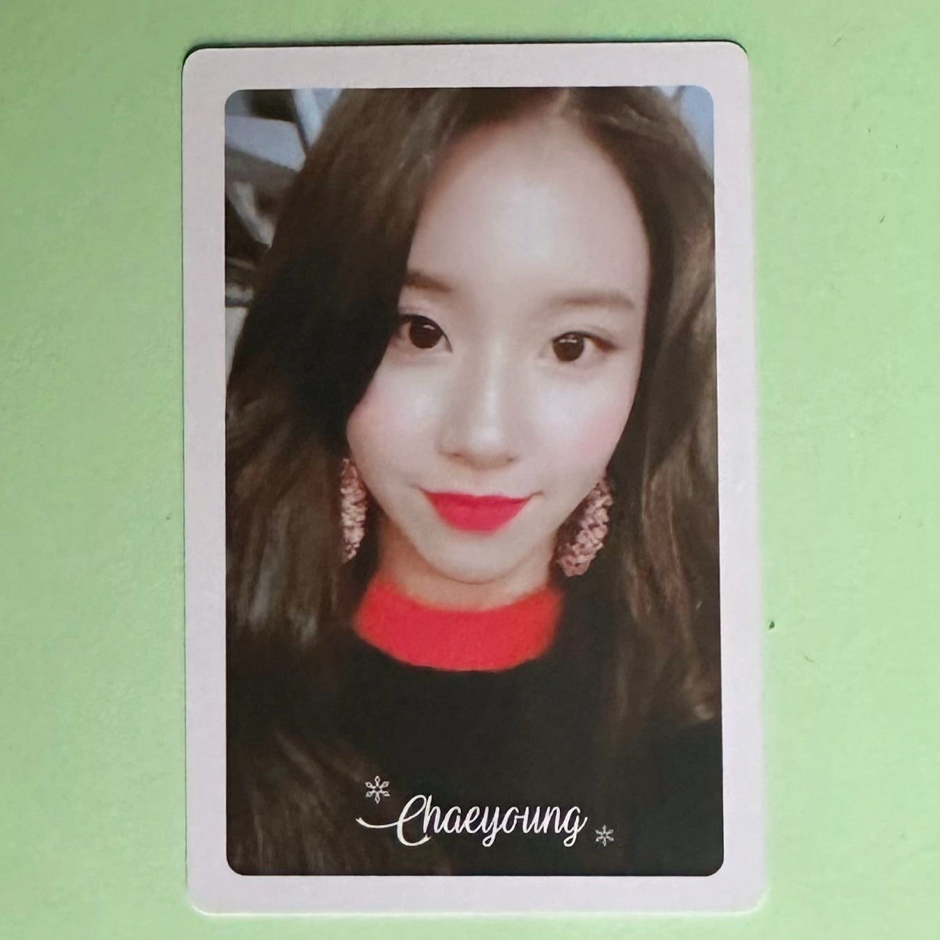 Twice Chaeyoung Merry & Happy POB Photocard official K-pop merch